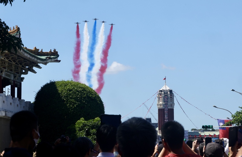 중화민국 114년 국경일 경축대회 현장 - 사진: CNA