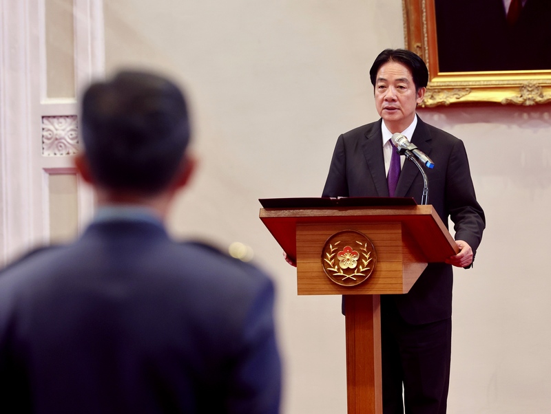 라이칭더(賴清德) 총통은 10월29일(수) 총통부에서 2025년11월분 장성급 진급식을 주재했다.이번 장성급(少將)으로 진급한 4인은 량팅웨이梁庭蔚/리전화李振華/후즈화胡志華/뤄웨이중羅偉中이다. 