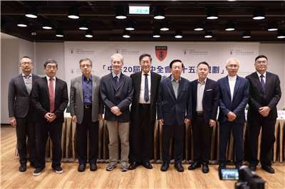 10월23일 오후, 국책연구원은 ‘중공 20기 4중전회 및 15ㆍ5 계획’ 좌담회를 개최했다. 좌로부터 국책연구원 왕홍런(王宏仁) 집행장, 사립타이베이의학대학교 장궈청(張國城) 교수, 중화경제연구원 제1연구소 류멍쥔(劉孟俊) 연구원 겸 소장, 국립타이완대학교 정치학과 밍쥐정(明居正) 명예교수, 미국 프린스턴 당대중국연구센터 청샤오농(程曉農) 이사장, 티엔홍마오(田弘茂) 국책연구원 이사장 겸 원장, 국책연구원 궈위런(郭育仁) 부원장, 아시아태평양 평화연구재단 둥리원(董立文) 집행장, 사립담강대학교 중국대륙연구센터 홍야오난(洪耀南) 부센터장. -사진: 국책연구원 제공