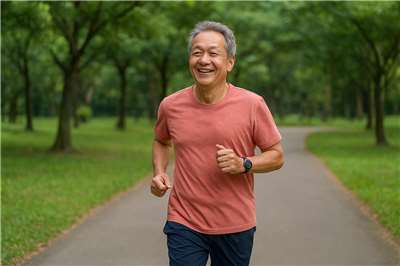 어르신들도 편하게 할 수 있는 '슬로우 조깅' - 사진: AI 생선