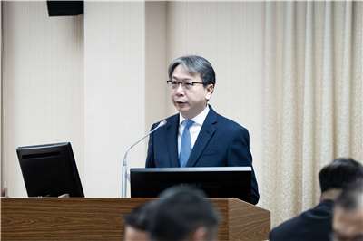 국가안전국장 차이밍옌(蔡明彥)은 ‘미국은 ‘지역거부형 방어’ 구상을 제시하며, 제1도련에 초점을 맞췄다고 말했다. -사진: Rti 楊仁翔