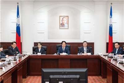 11월 26일, 라이칭더(賴清德) 총통은 총통부에서 ‘민주주의 타이완 수호를 위한 국가안전 행동 방안’ 국가안보 고위층회의를 소집했다. -사진: 중화민국 총통부 제공