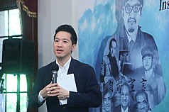 라이칭더(賴清德) 총통을 대표해 21일 전시회 개막식에 참석한 허즈웨이(何志偉) 총통부 부비서장 - 사진: CNA