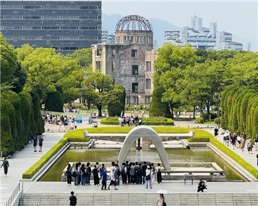 타이완이 일본 히로시마 원자폭탄 투하 80주년 추모식에 처음으로 참여한다. – 사진: CNA