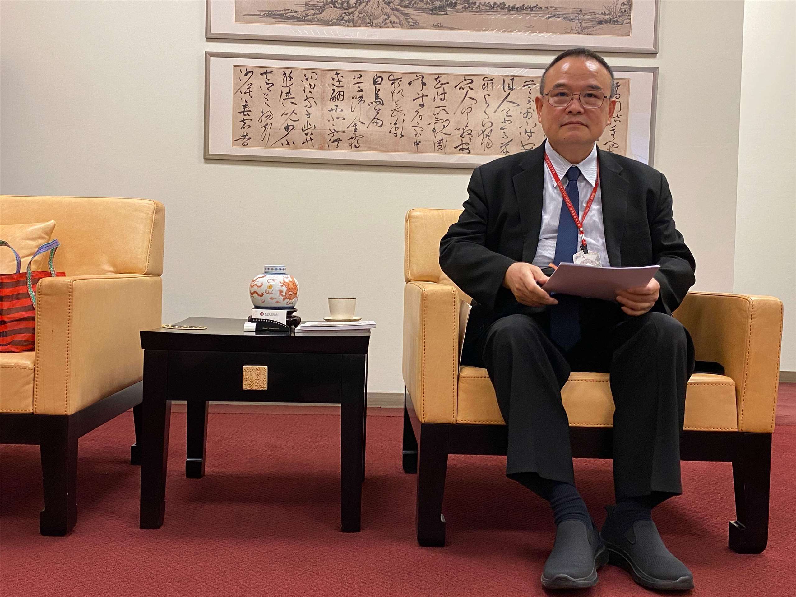 국립고궁박물원 샤오중황(蕭宗煌, 사진) 원장은 한국인 관람객을 위하여 모든 전시실 내에 한글 설명을 증가하였다고 밝혔다. -사진: 백조미jennifer pai