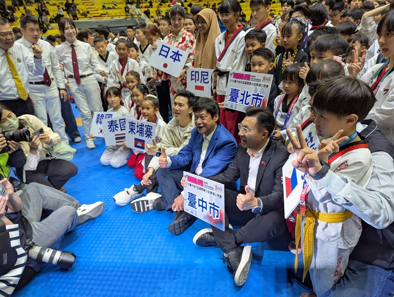  ‘타이중 시티컵 포모사 오픈 태권도’가 오늘(2/28)과 내일(3/1) 이틀 간 타이완 중심부 타이중에서 열린다.  이번 대회에는 총 11개 국가의 3천3백여 선수들이 참가하였다. -사진: 중앙사