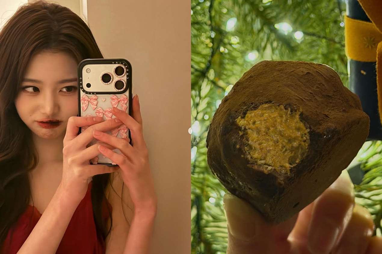 두쫀쿠를 먹고 SNS에 후기를 남긴 아이돌 장원영 - 사진: Instagram@for_everyoung10