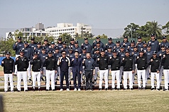 오는 3월에 열리는 WBC 경기에 출천하는 타이완 대표팀이 지난 1월 15일부터 가오슝 국가운동훈련센터에서 합동 훈련을 진행해 왔다. - 사진: CNA
