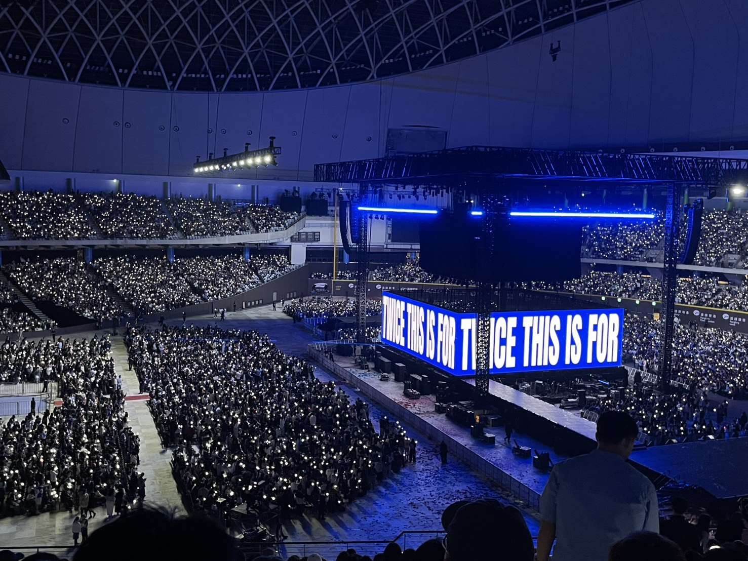 지난 20일 타이베이 돔에서 열린 트와이스 콘서트 - 사진: 안우산