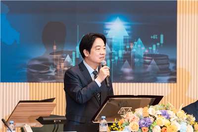 라이칭더(賴清德)은 24일 ‘2026년 타이완 자본시장 포럼’에 참석했다.  - 사진: 총통부 제공 