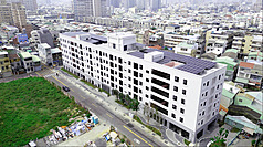 Gambar menunjukkan Perumahan sosial pertama di Tainan di Daerah Yongkang
(Sumber: Kerajaan Bandar Tainan)
