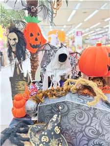 Dekorasi pusat membeli-belah Perayaan Halloween di Taiwan  (foto: RTI Aimei)