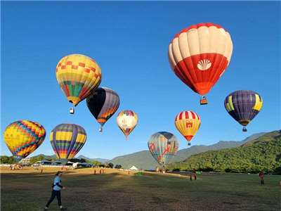 Festival Belon Udara Panas Antarabangsa Taitung. Foto arkib (disediakan oleh Kerajaan Kaunti Taitung).