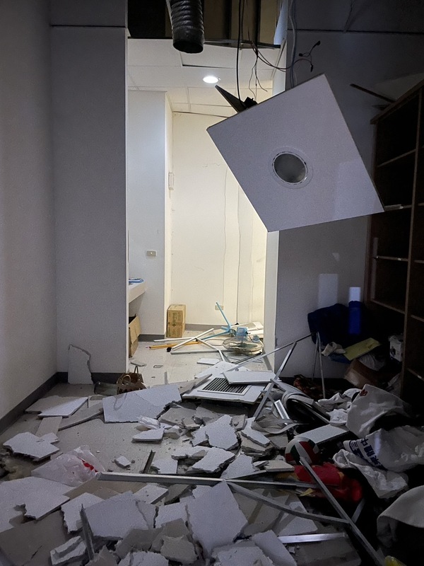 Gambar menunjukkan Wilayah Taitung dilanda gempa bumi berukuran 6.1 pada skala Richter pada petang 24 Disember. Sumber: CNA