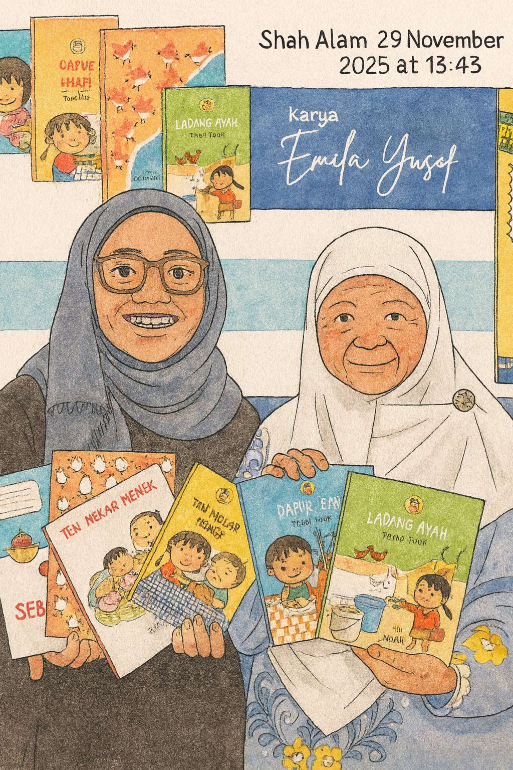 Ganti gajet dengan buku kanak-kanak