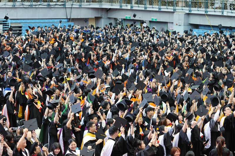 Universiti Nasional Taiwan menganjurkan majlis konvokesyen pada 27 Mei. (Gambar: CNA)