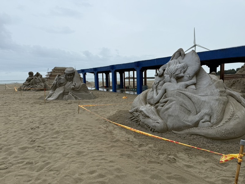 Festival Seni Ukiran Pasir Tongxiao 2025 akan berlangsung secara rasmi di Pantai Tongxiao bermula 12 Julai hingga 14 September. (Foto: CNA)