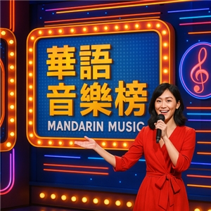 台灣電視音樂節目(AI生成圖)