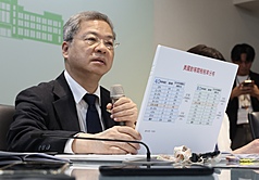 Setiausaha Agung Executive Yuan, Kung Ming-hsin (龔明鑫) (foto fail).