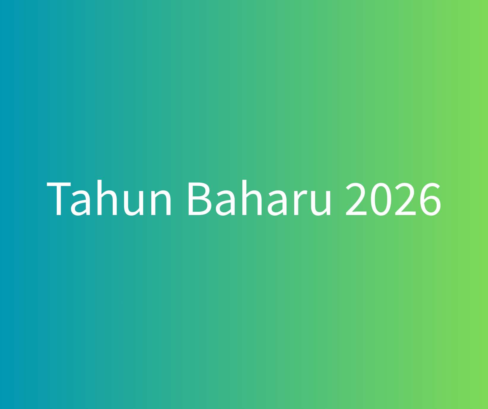 Tahun Baharu 2026
