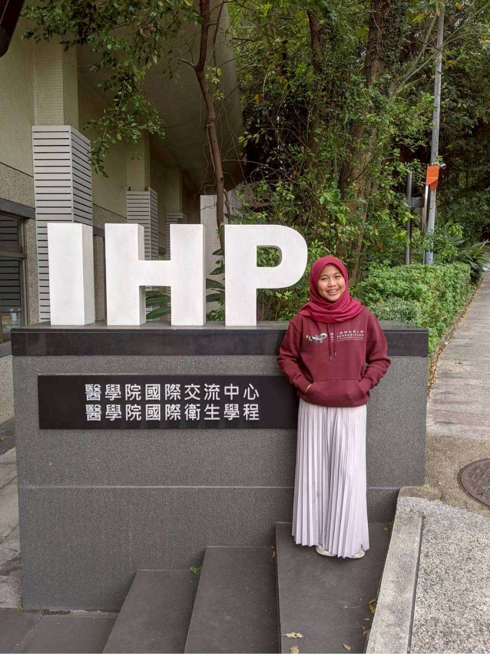 Emma semasa menuntut di IHP NYCU. (Gambar disediakan Emma)