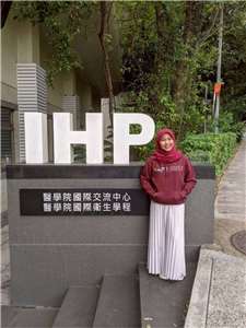 Emma semasa menuntut di IHP NYCU. (Gambar disediakan Emma)