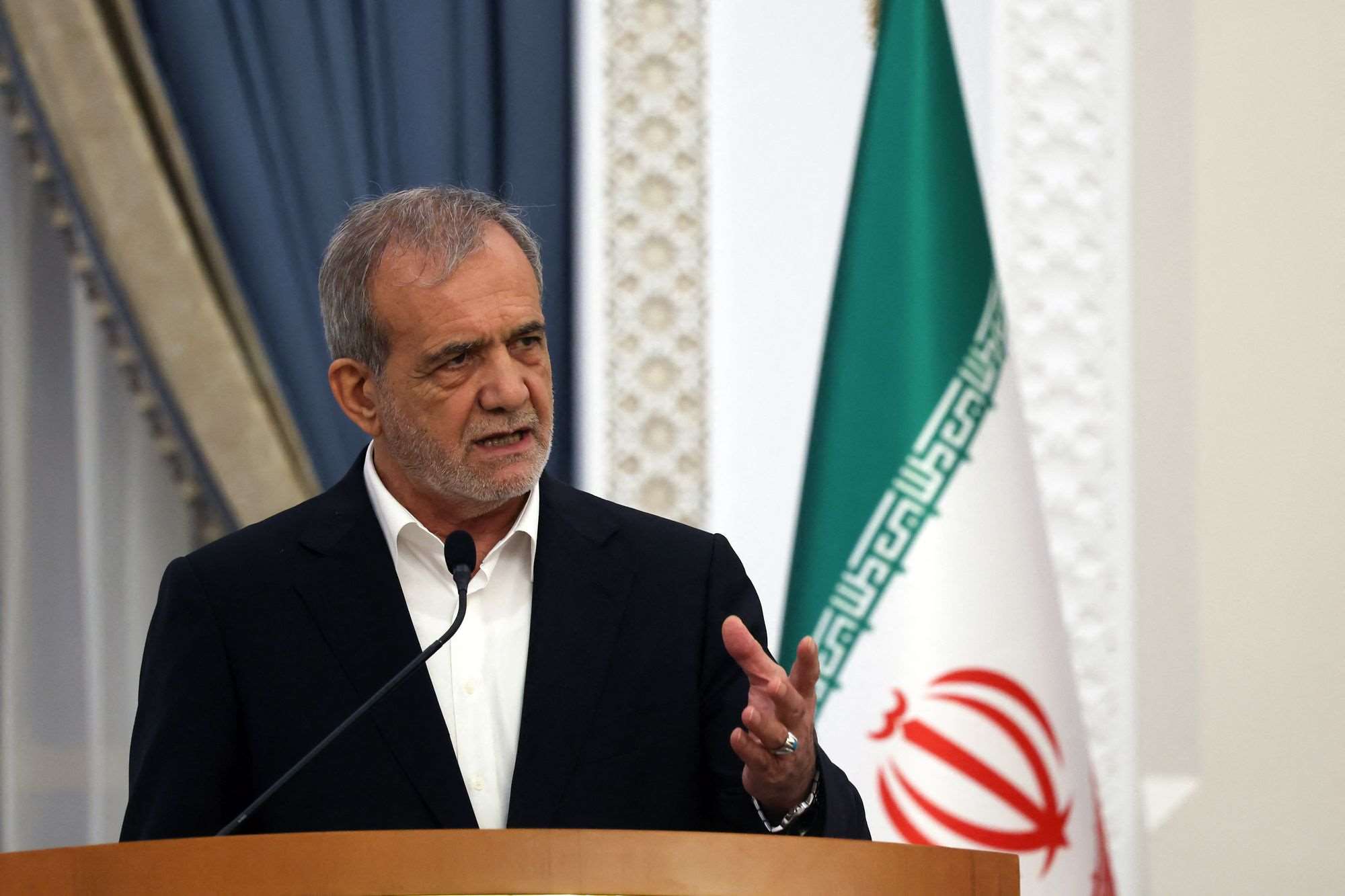 Masoud Pezeshkian, Presiden Iran (AFP)  