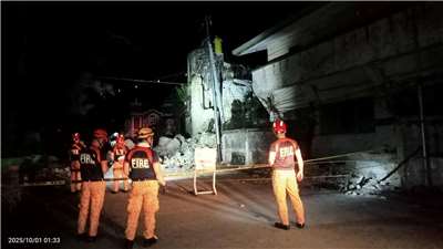After a magnitude 6.9 earthquake struck Cebu Province in central Philippines on the evening of September 30, authorities announced on October 2 that search and rescue operations in the area had concluded. The death toll currently stands at 72, with no further increase expected, as all missing persons have been found. (File photo/Reuters/DaZhi Images)