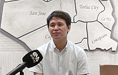 Chinese-Filipino Tarlac Governor Christian Yap told CNA in an interview that he hopes to develop Tarlac into a place where people can live, work, and play, and he aims to strengthen cooperation with Taiwan. (CNA)