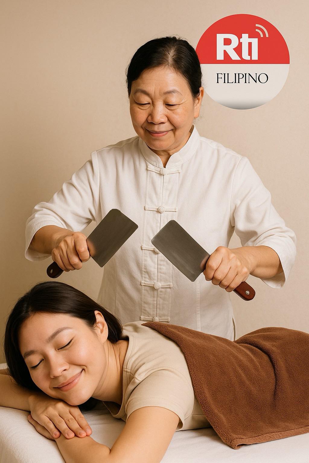 Knife Therapy (刀療示意圖): photo generated by ChatGPT