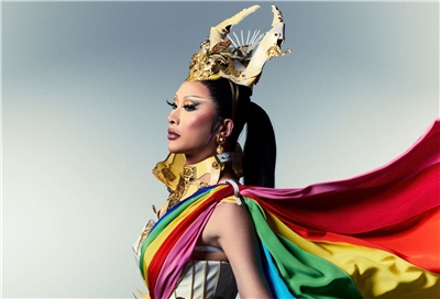 Drag Queen Nifia Attends Amsterdam Pride Festival. (Photo: Provided by Nifia)