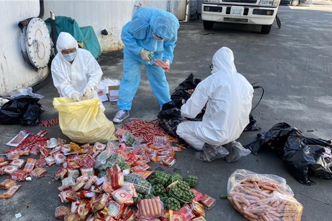 被移民署沒收的肉製品 (Pic:ChinaTimes)