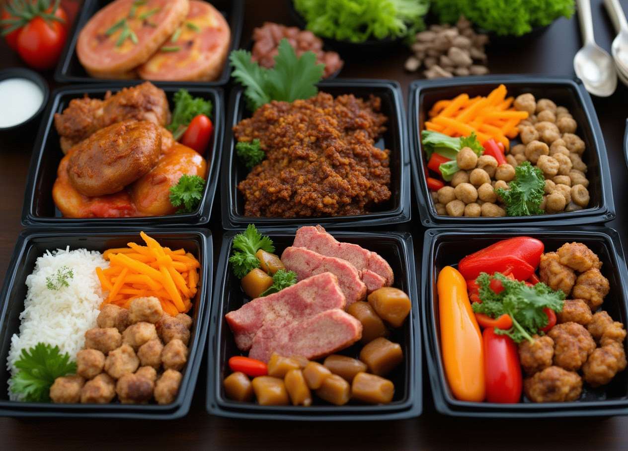 Pre-prepared dishes, diagram. (Photo: Weibo)