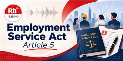 Employment Service Act Article 5, Photo generated by AI.