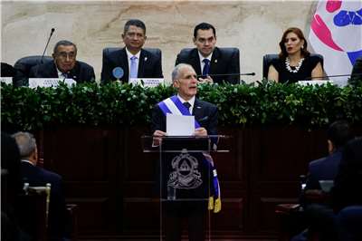Honduran President Nasry Asfura. (Reuters/AFP)