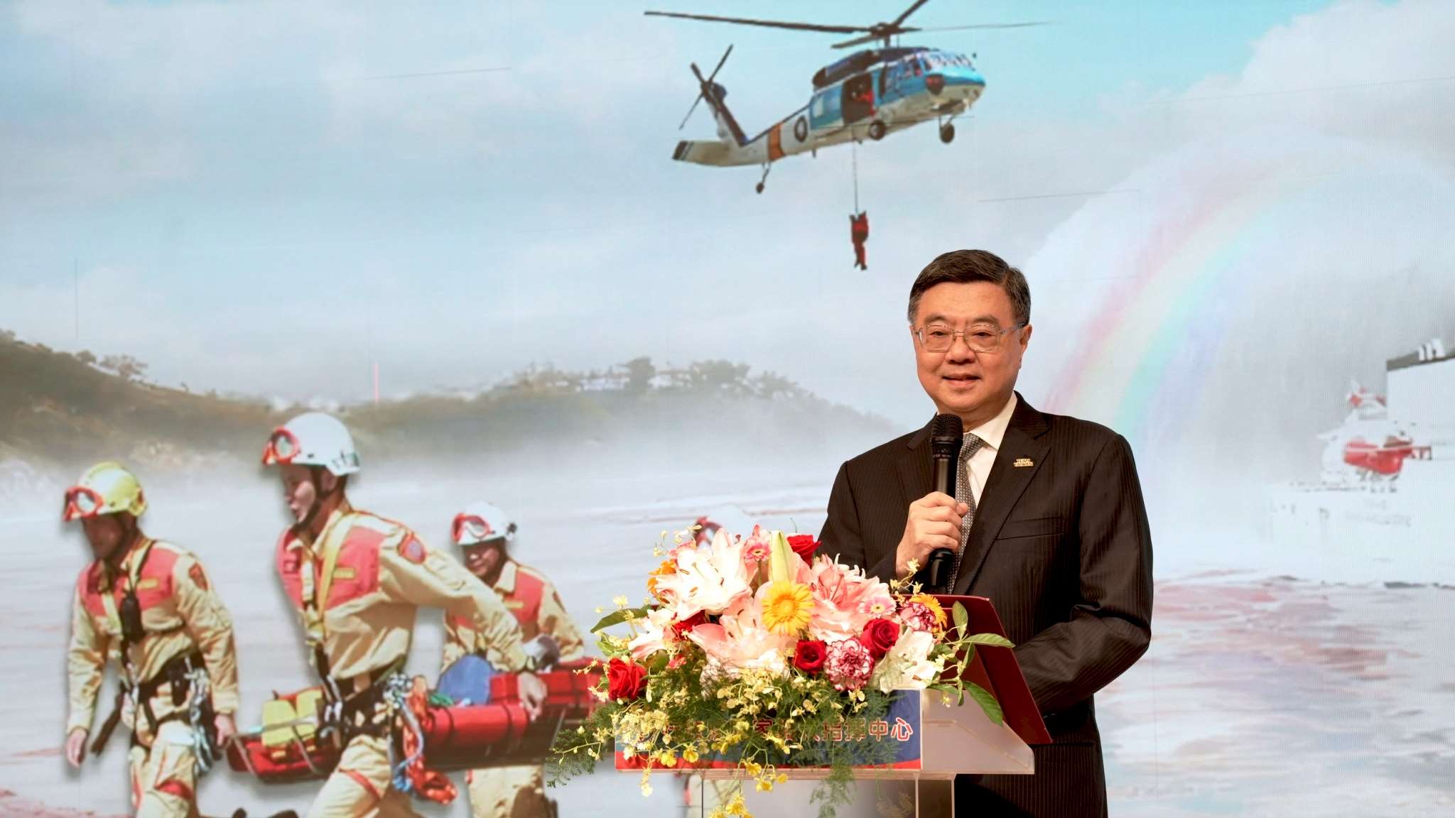 Sa pagbaluktot ng China sa UN Resolution 2758, sinabi ni Premier Cho na hindi dahil mas malakas ang kamao ay nasa panig na ng katarungan. Iginiit naman ng Ministry of Foreign Affairs na walang karapatan ang China na manghimasok sa paglahok ng Taiwan sa mga international organization. Larawan mula sa Executive Yuan.