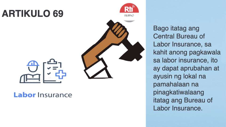 Labor Insurance Act, Article 69 Photo from Sherry Wang.