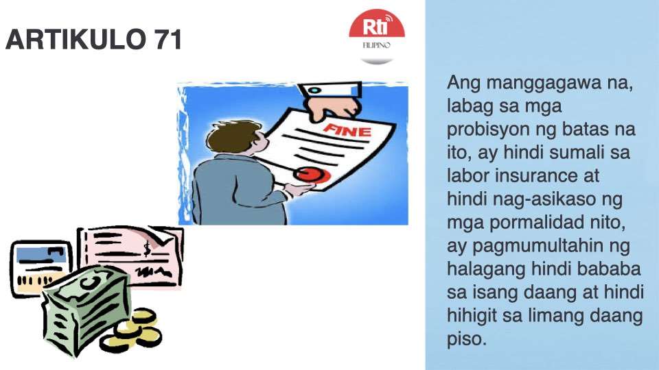 Labor Insurance Act, Article 71 Photo from Sherry Wang.