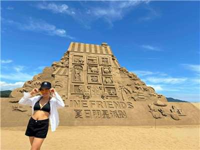 Fulong International Sand Sculpture Art Festival: Line Friends (Photo: Marvie Flores)