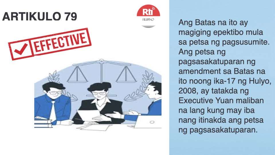Labor Insurance Act, Article 79 Photo from Sherry Wang.