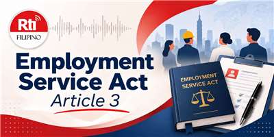 Employment Service Act Article 3, photo generated by AI.