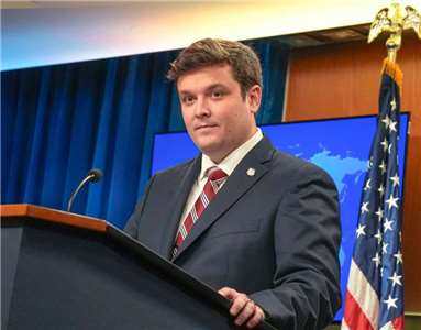 Зам пресс-секретаря Госдепа США Томми Пиготт. Фото: Госдеп США.