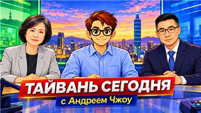 Кандидаты в мэры города Тайчжун Хэ Синь-чунь (ДПП, слева) и Цзян Ци-чэнь (Гоминьдан, справа). Изображение сгенерировано с помощью ИИ.