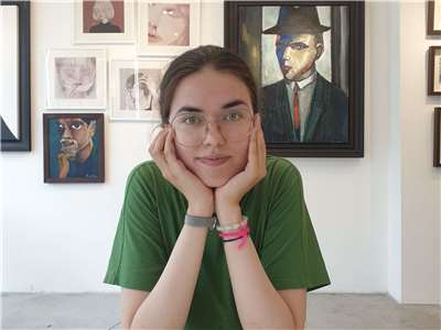 Гостья передачи Аня.