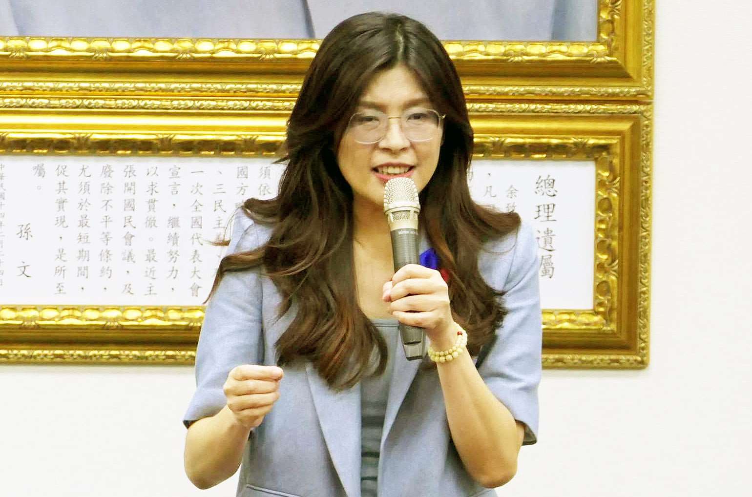 國民黨主席當選人鄭麗文。資料照。