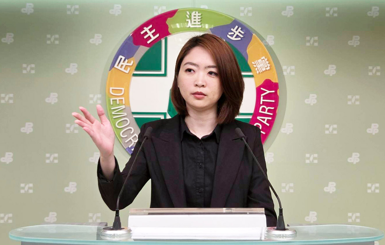 民進黨發言人韓瑩。資料照。(劉玉秋攝)