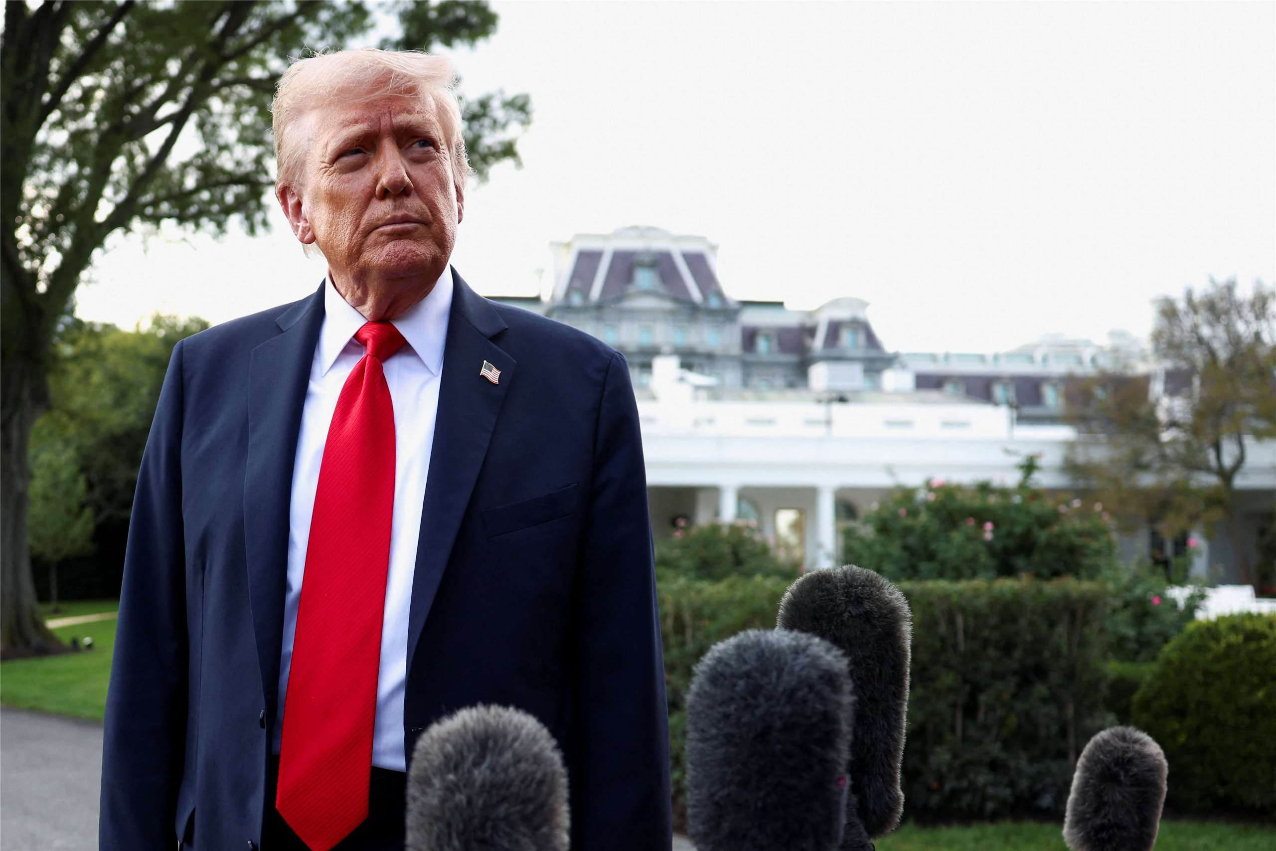 美國總統川普8日表示，他本週末可能前往中東。資料照。(路透社/達志影像)