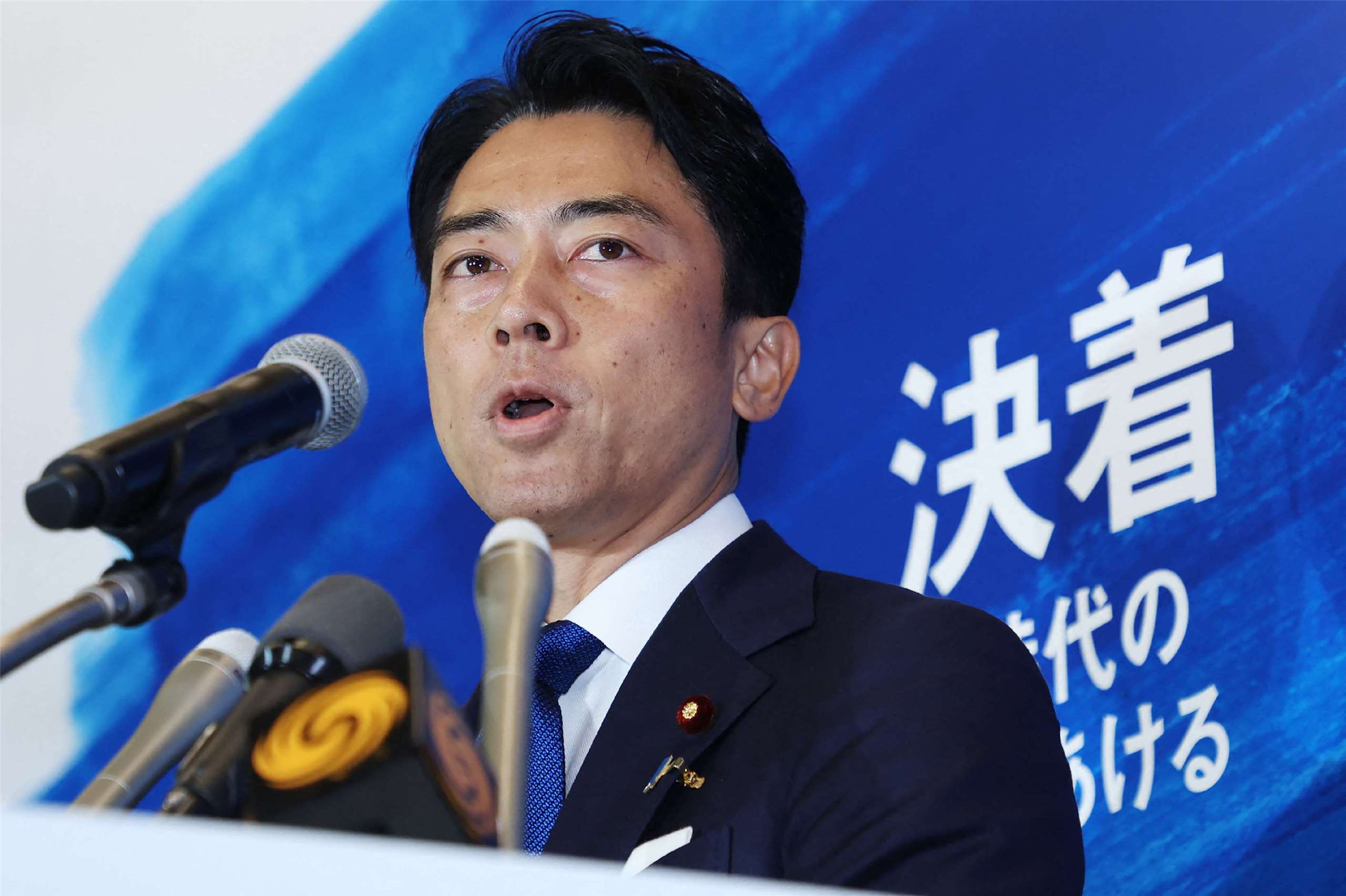 日本農林水產大臣小泉進次郎在自民黨總裁選舉中落敗。