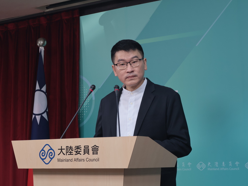 陸委會副主委兼發言人梁文傑。 (圖：中央社)