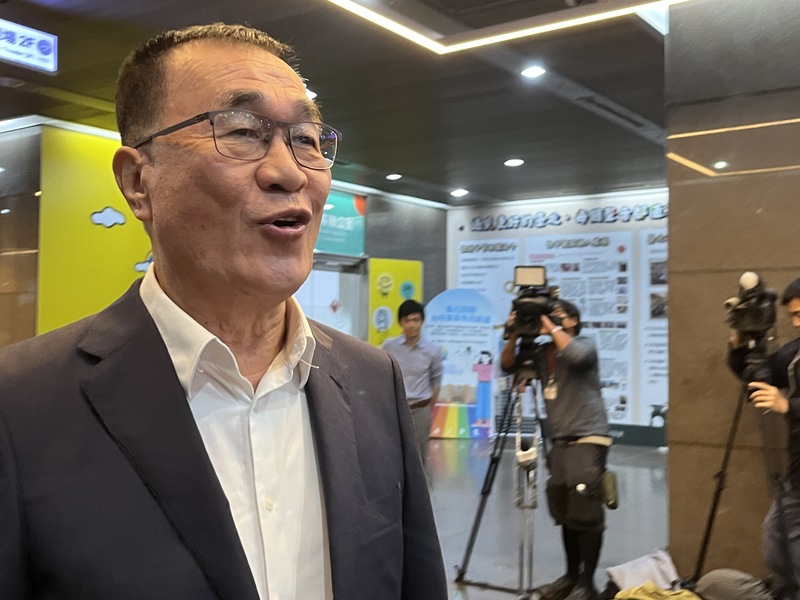 輝達（NVIDIA）台灣總部是否進駐北士科T17、T18基地進入倒數，新壽盼與輝達談。台北市副市長李四川（左）20日接受媒體聯訪時說，市府跟輝達在看未曝光基地，等輝達確定後對外宣布。
